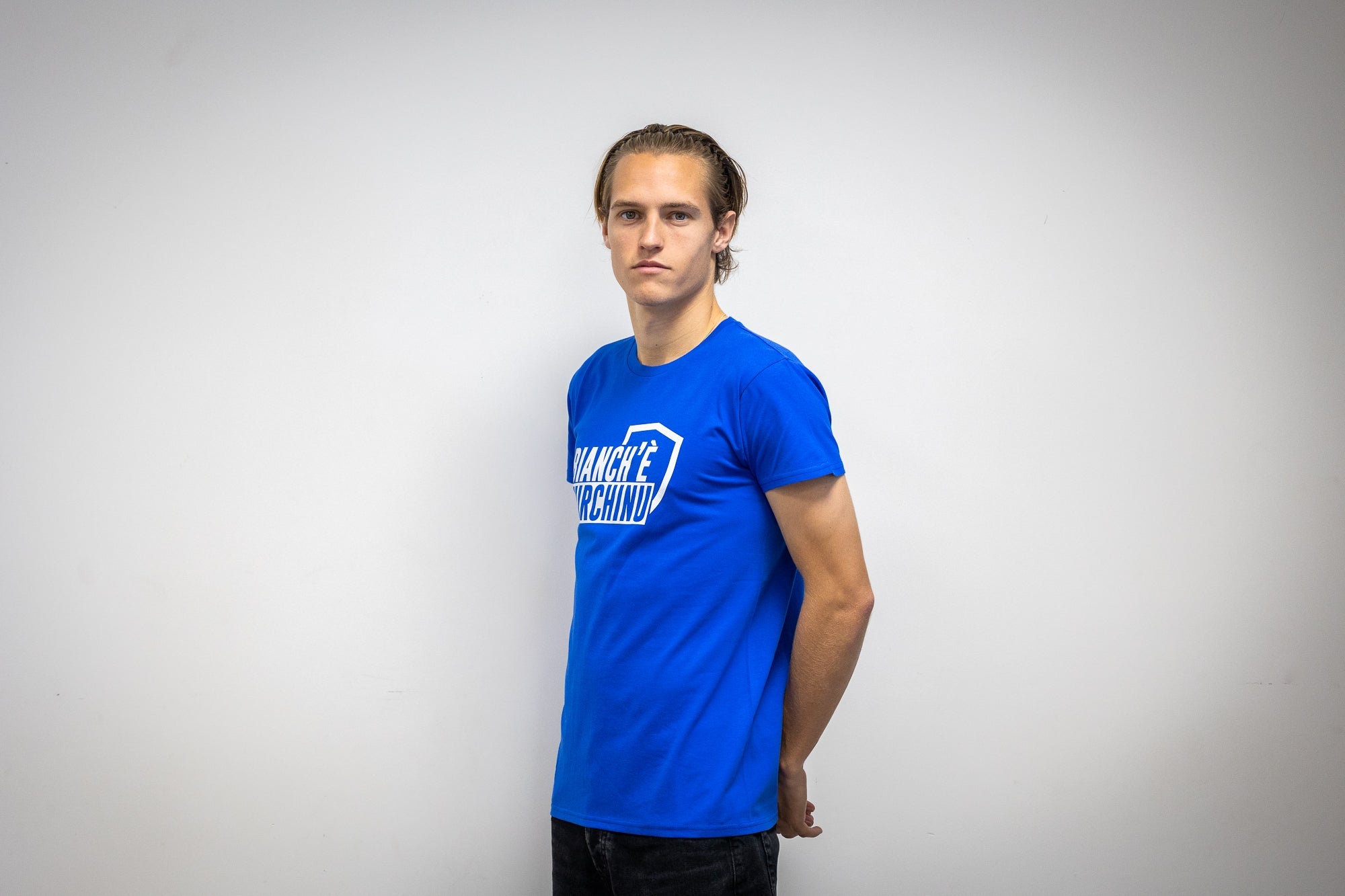 T shirt Bianch’è Turchinu Enfant - Bleu