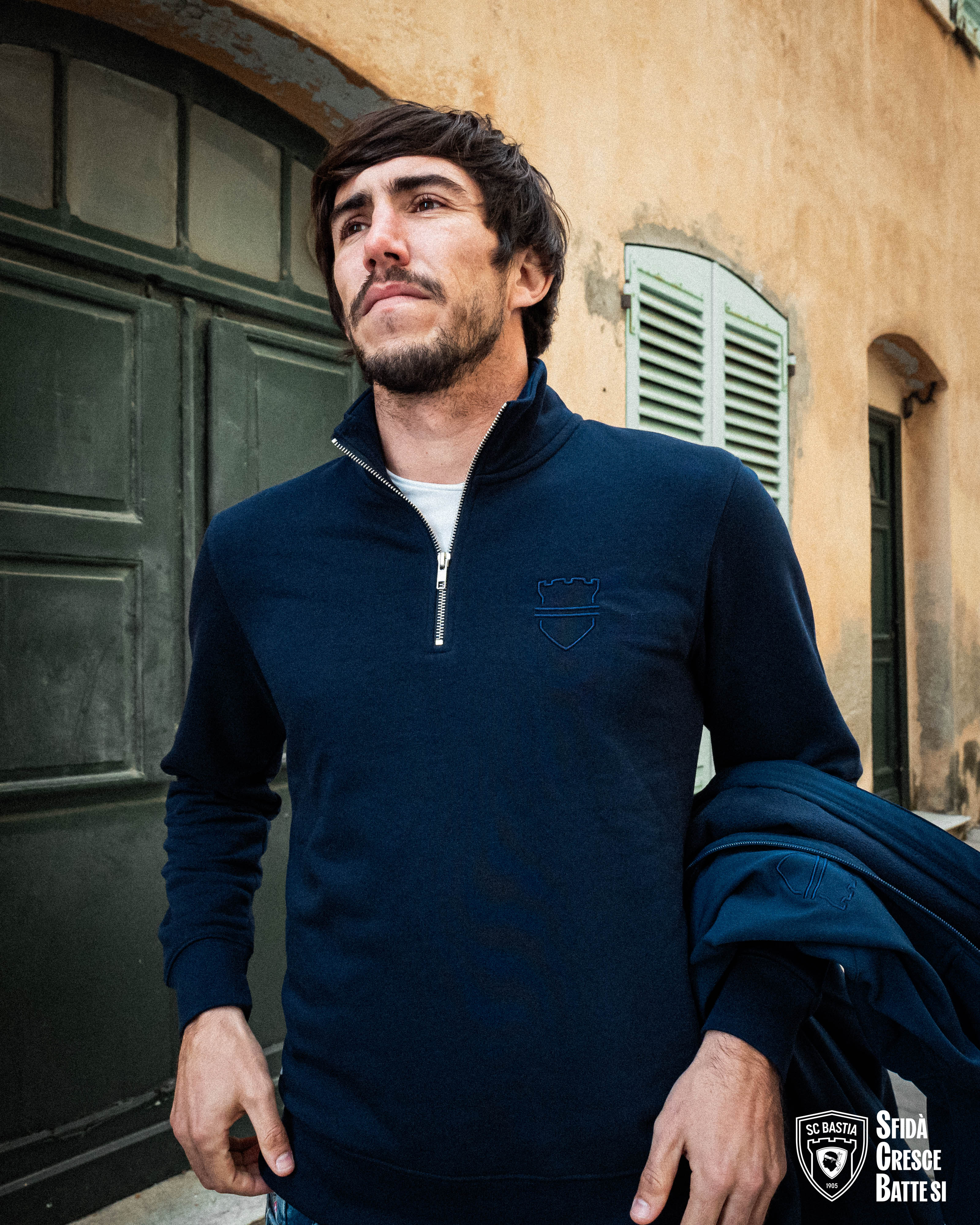 SWEAT COL MONTANT CAMPÀ - MARINE