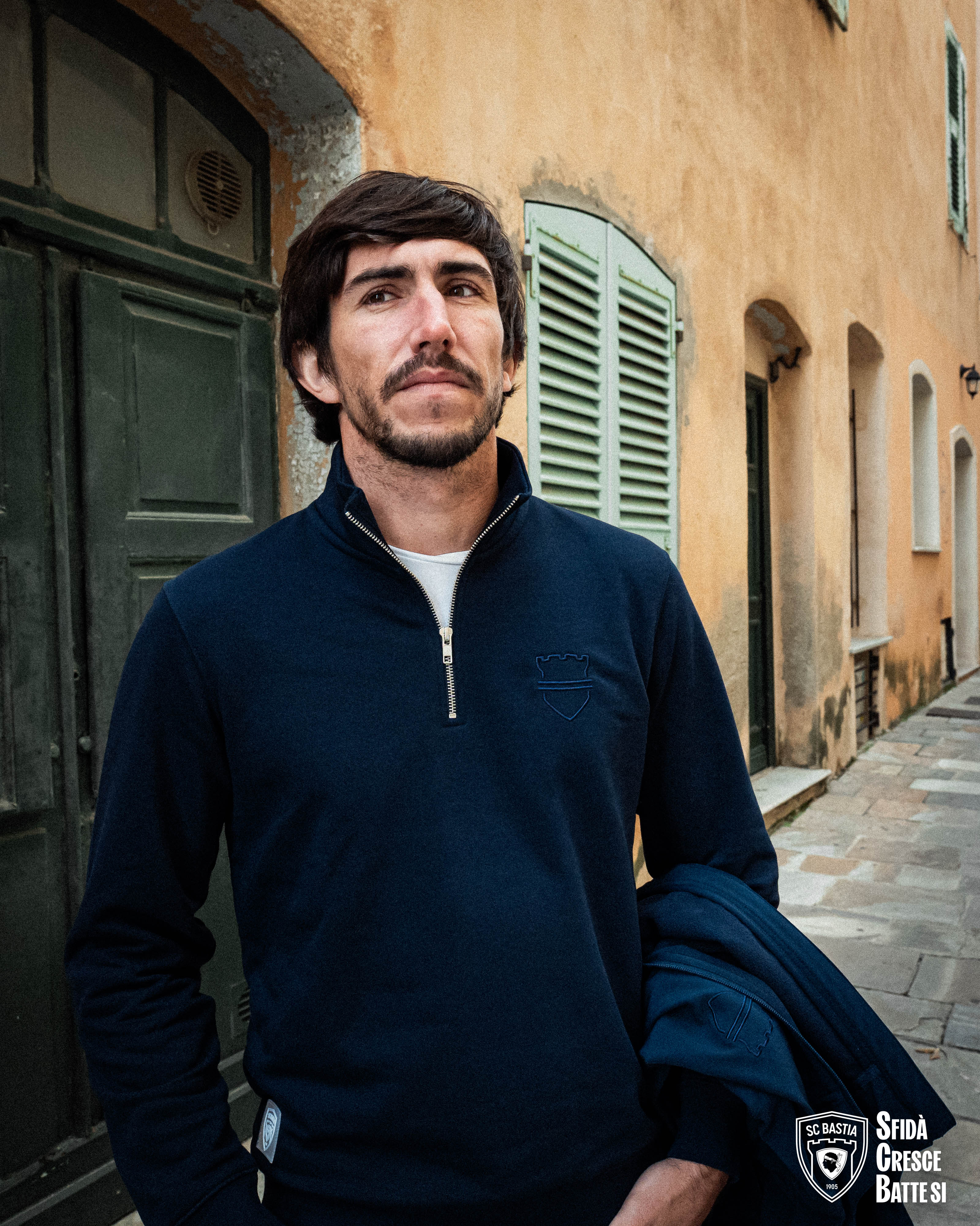 SWEAT COL MONTANT CAMPÀ - MARINE