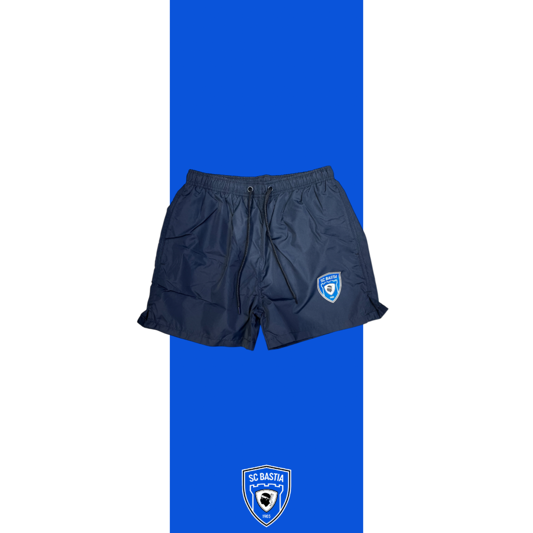 Short de Bain Sc Bastia Gris