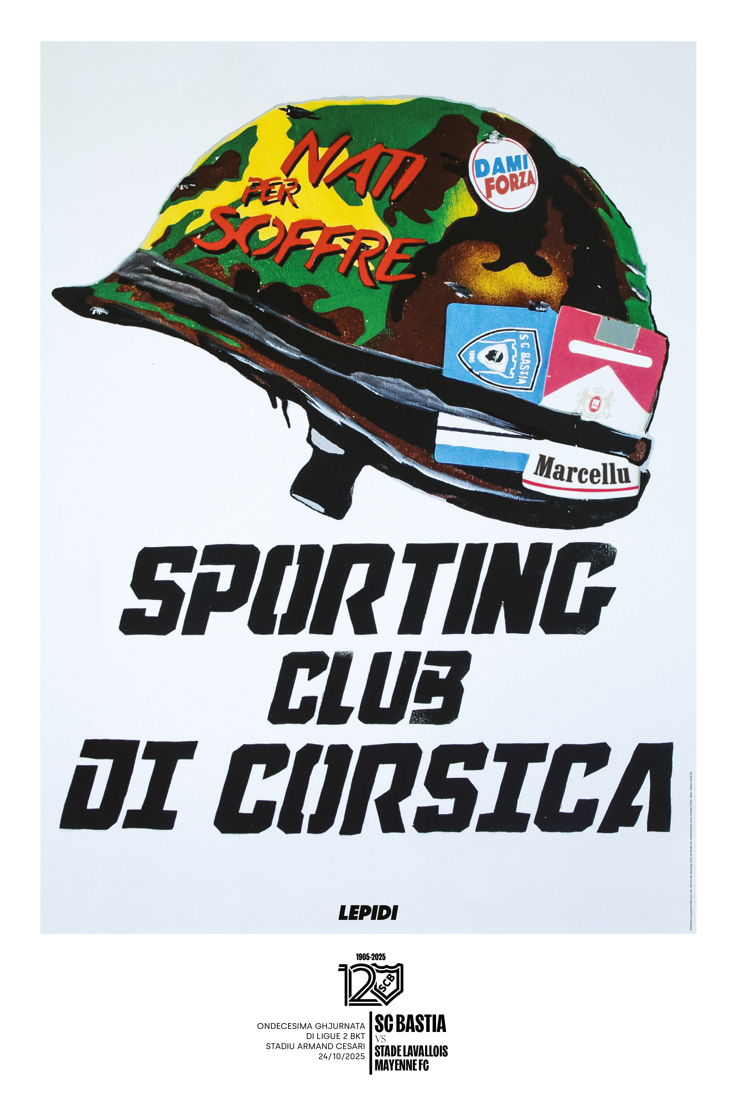 Affiche Match SC Bastia / Stade Levallois - 24 Octobre 2025