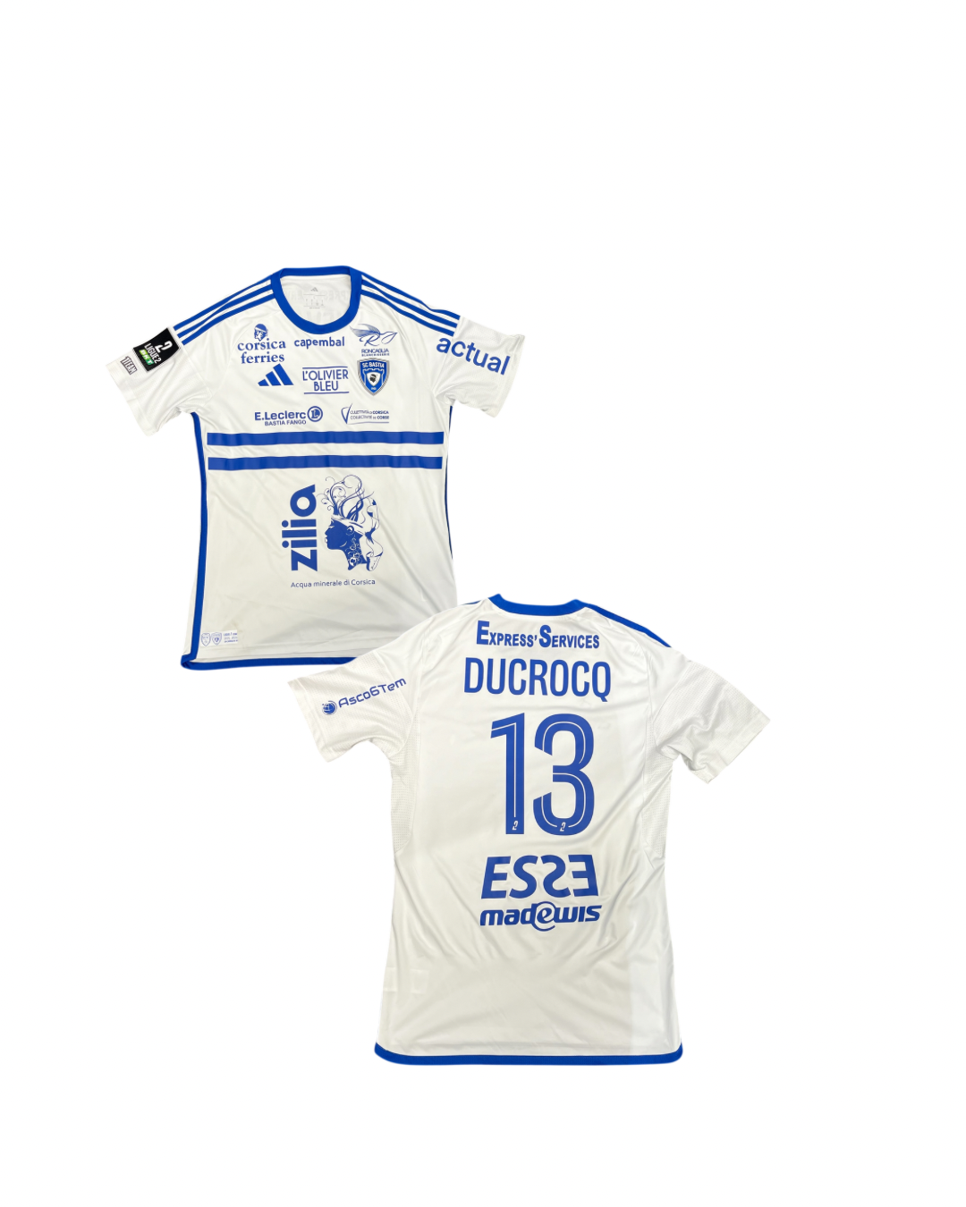 Maillot Porté Troyes - Bastia / DUCROCQ Tom 2/2