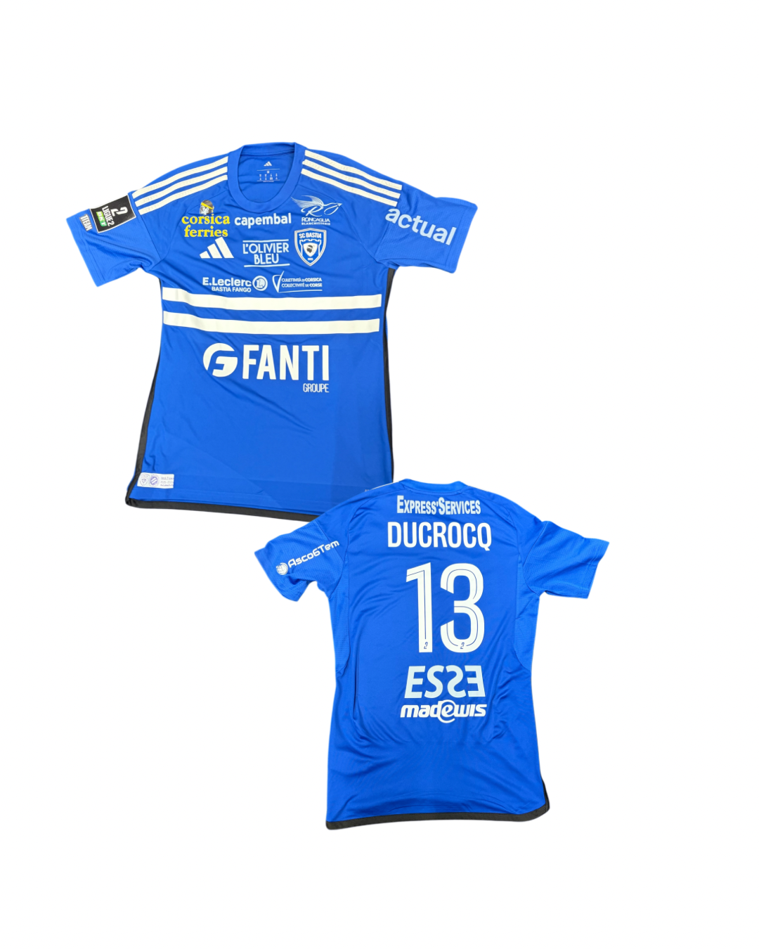 Maillot porté Bastia - Nancy / DUCROCQ Tom