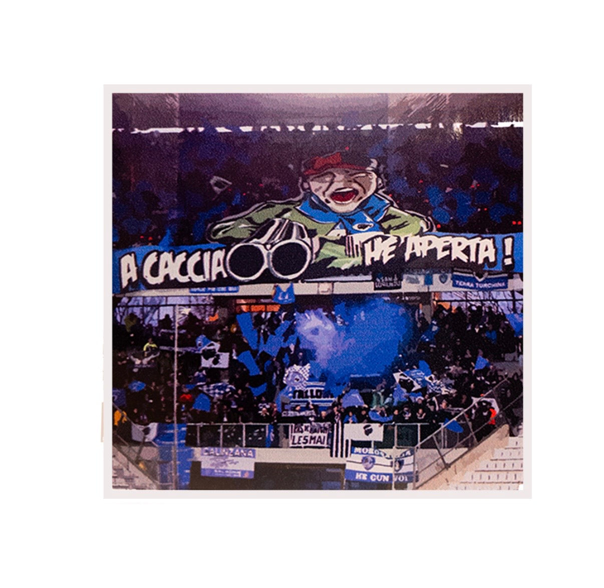 Sticker "A Caccia He Aperta"