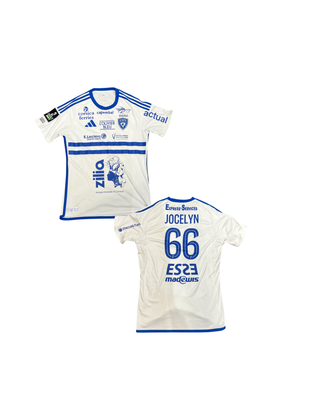 Maillot Porté Troyes - Bastia / JANNEH Jocelyn