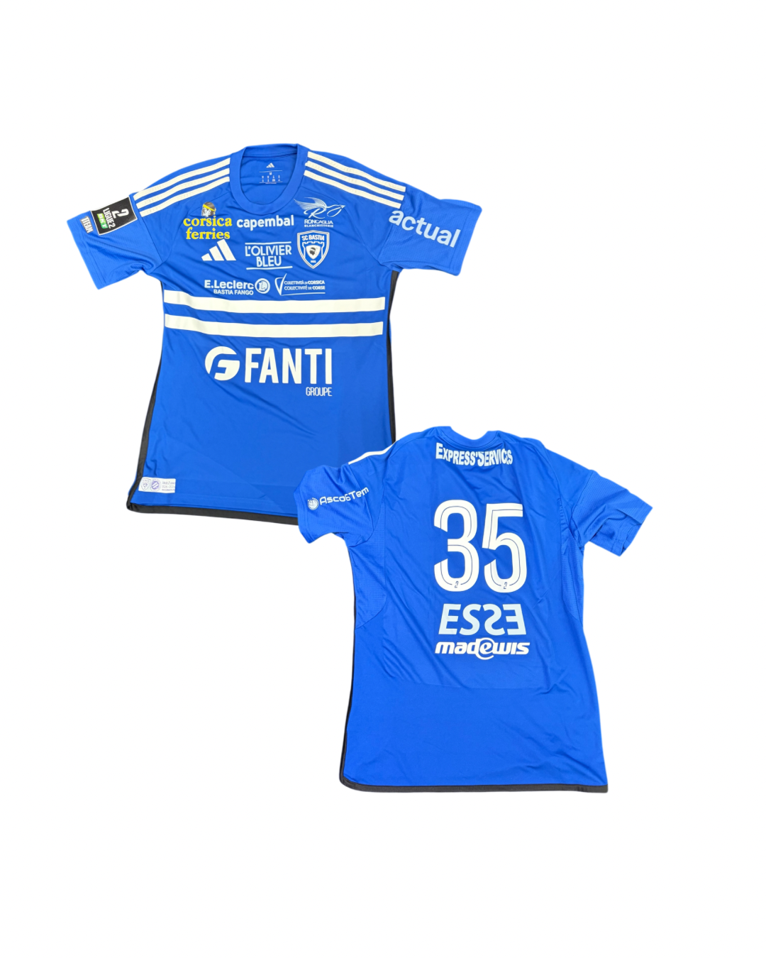 Maillot porté Bastia - Nancy / 35