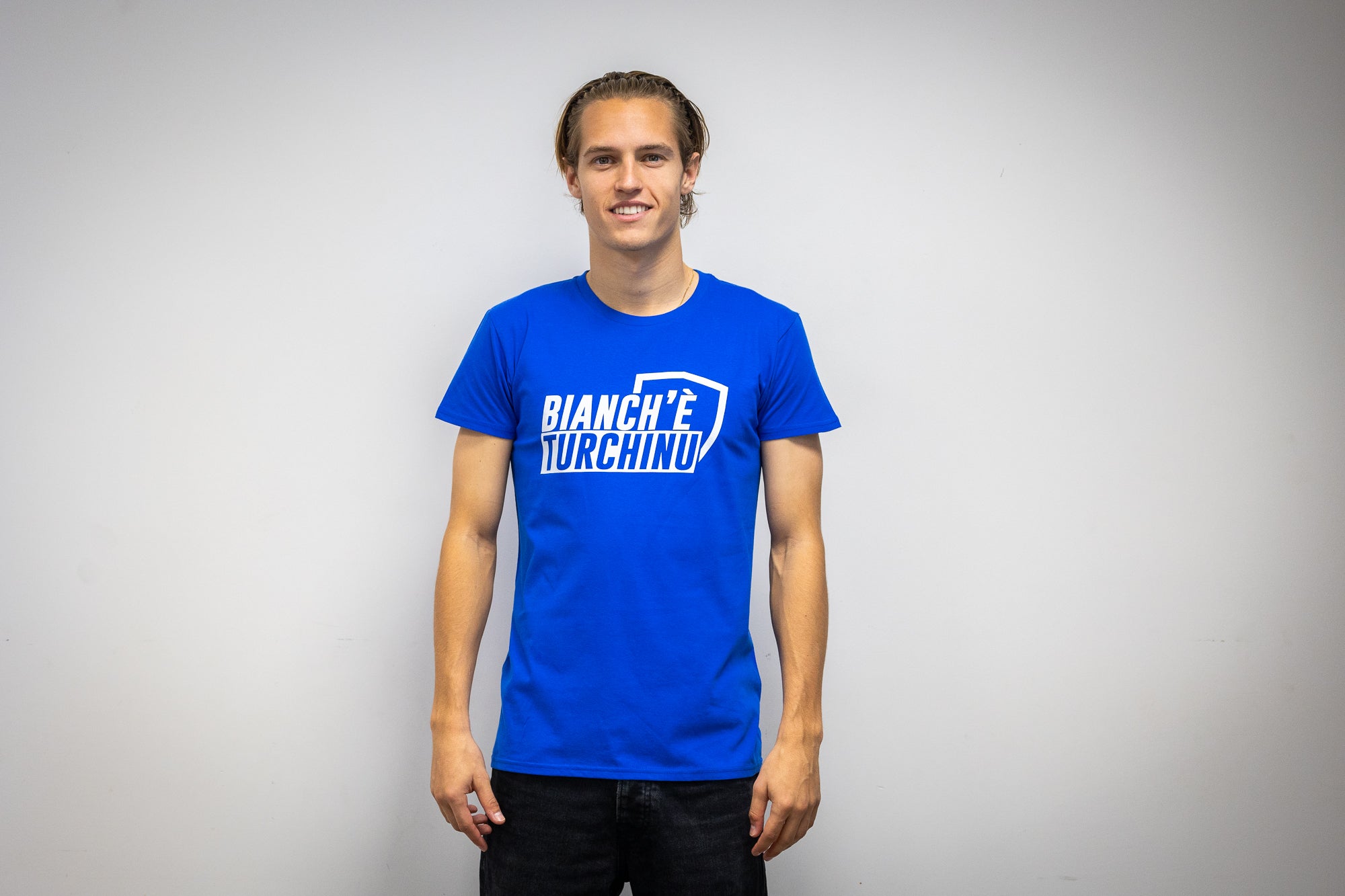 T shirt Bianch’è Turchinu - Bleu