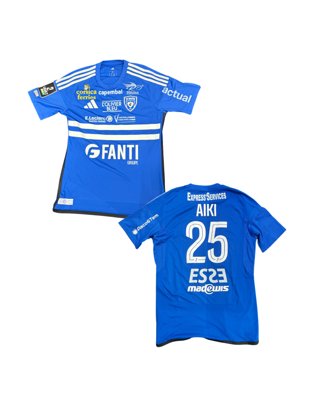 Maillot porté Bastia - Nancy / AIKI Ayman