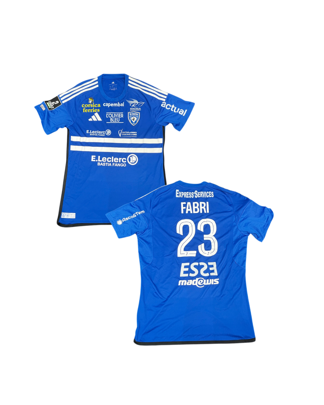 Maillot Porté Nancy-Bastia / FABRI Julien 1/2