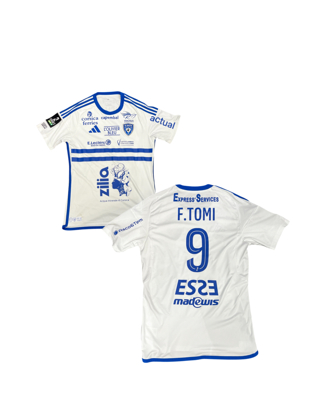 Maillot Porté Troyes - Bastia / TOMI Félix