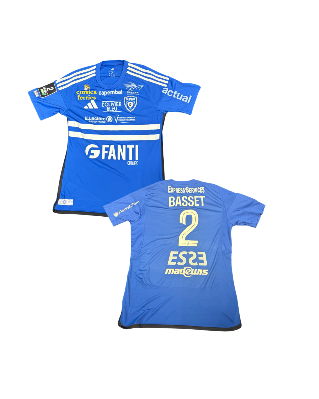 Donovan Basset - Maillots portés 2025/2026