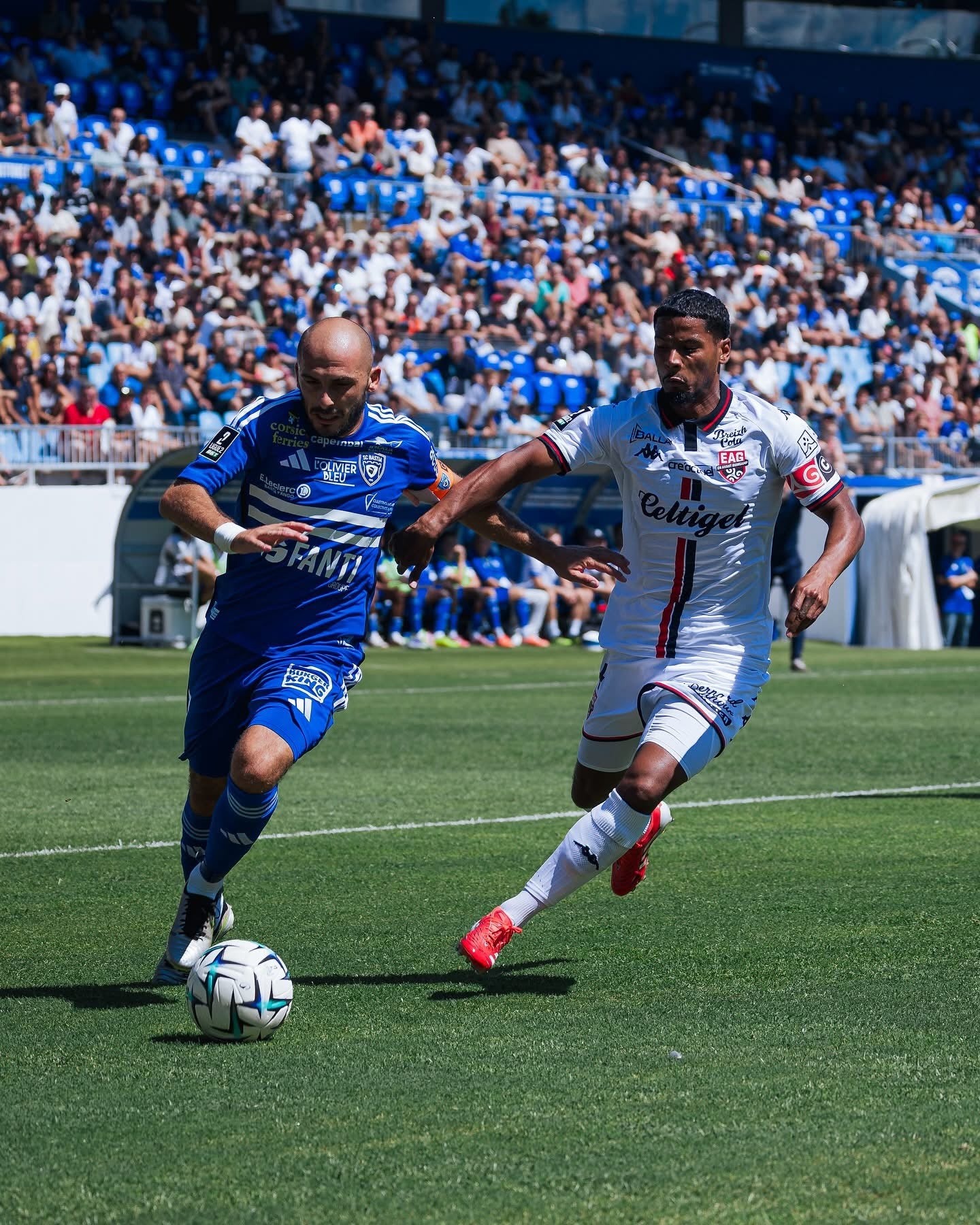 Maillot Porté/Préparé 4ème Journée Sc Bastia / Ea Guingamp.