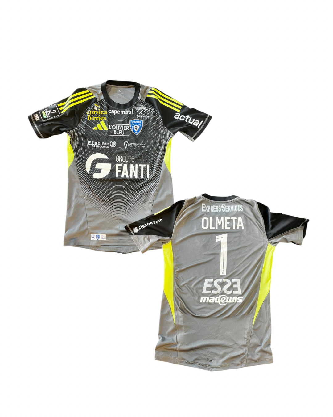 Maillot Porté Bastia - Laval / OLMETA Lisandru 2/2