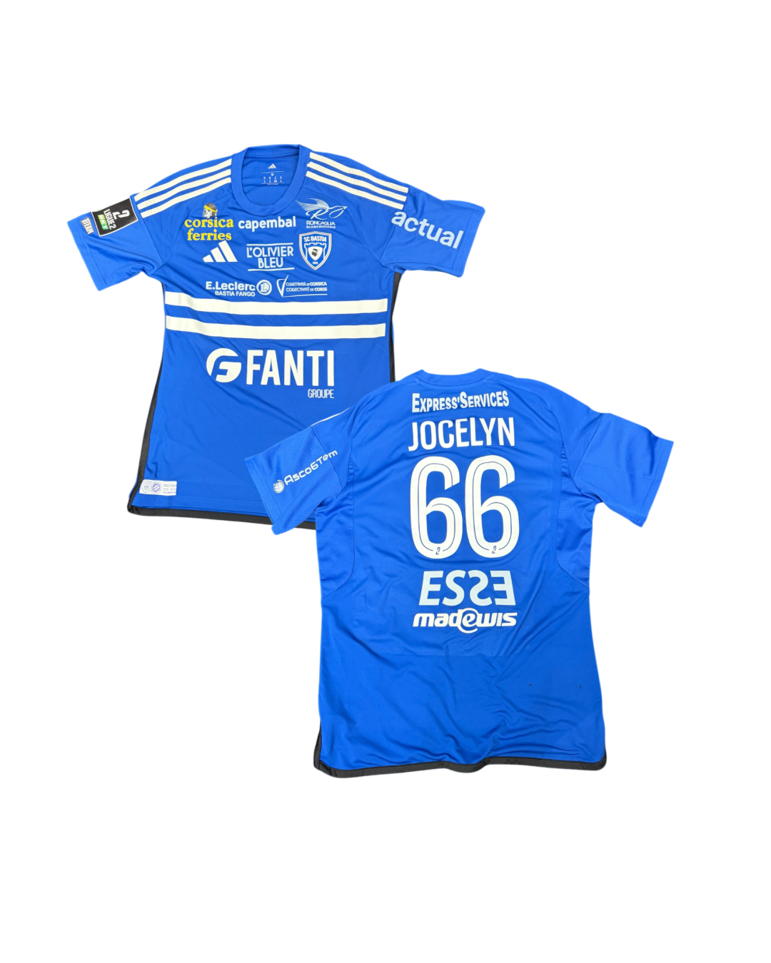 Maillot porté Bastia - Nancy / JANNEH Jocelyn