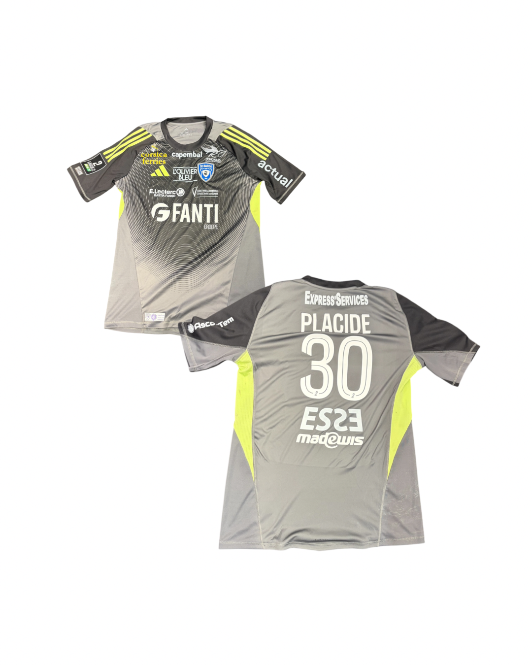 Maillot porté Bastia - Annecy / PLACIDE Johnny 1/2