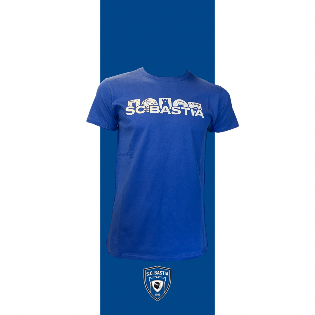 T shirt Logo - Bleu
