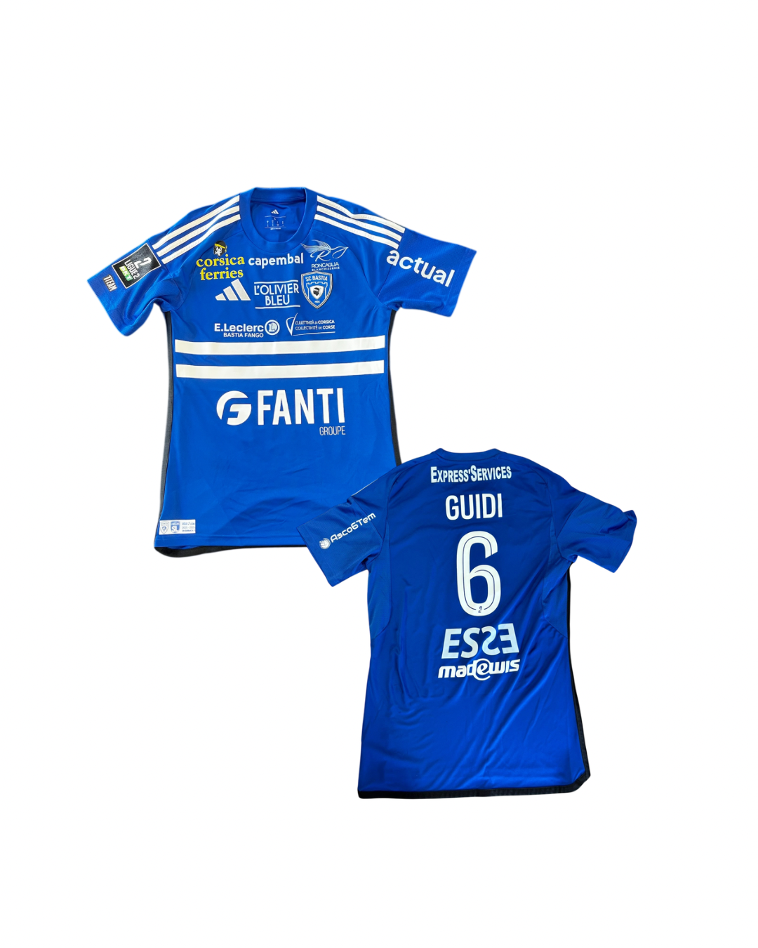 Maillot Porté Bastia - Laval / GUIDI Dume