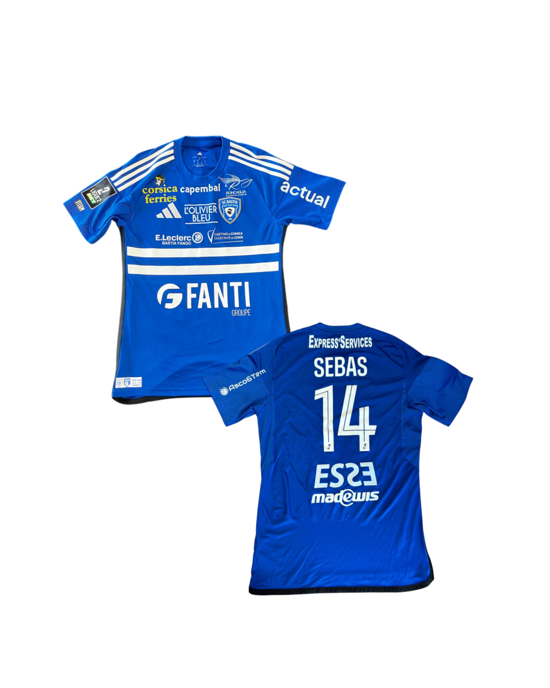 Maillot Porté Bastia - Laval / SEBAS Jérémy 2/2