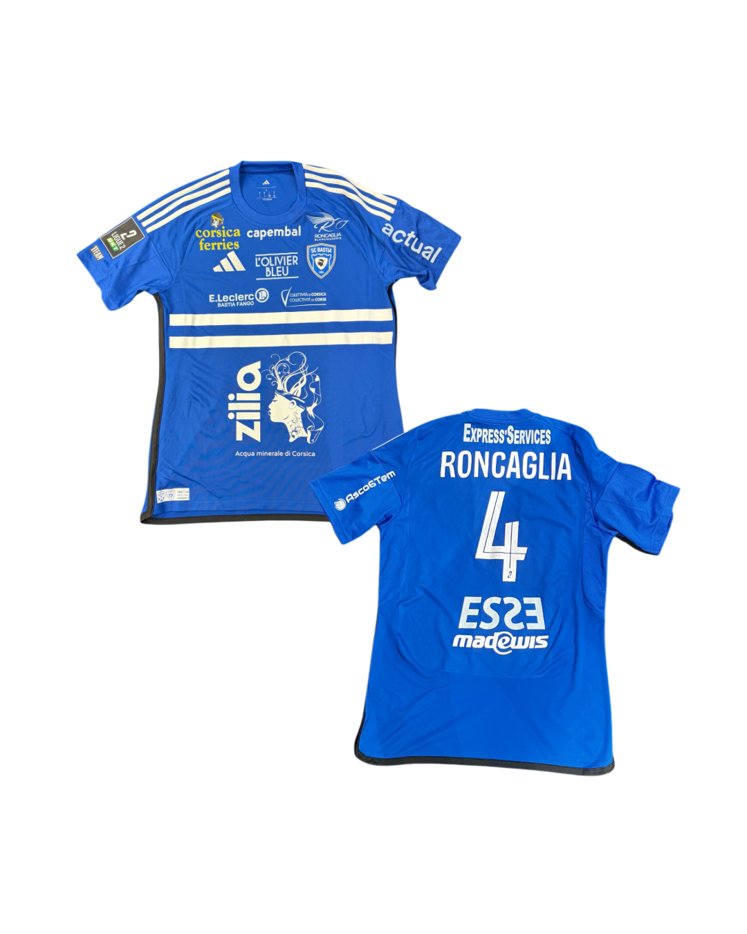 Maillot porté ASSE - BASTIA / RONCAGLIA Anthony