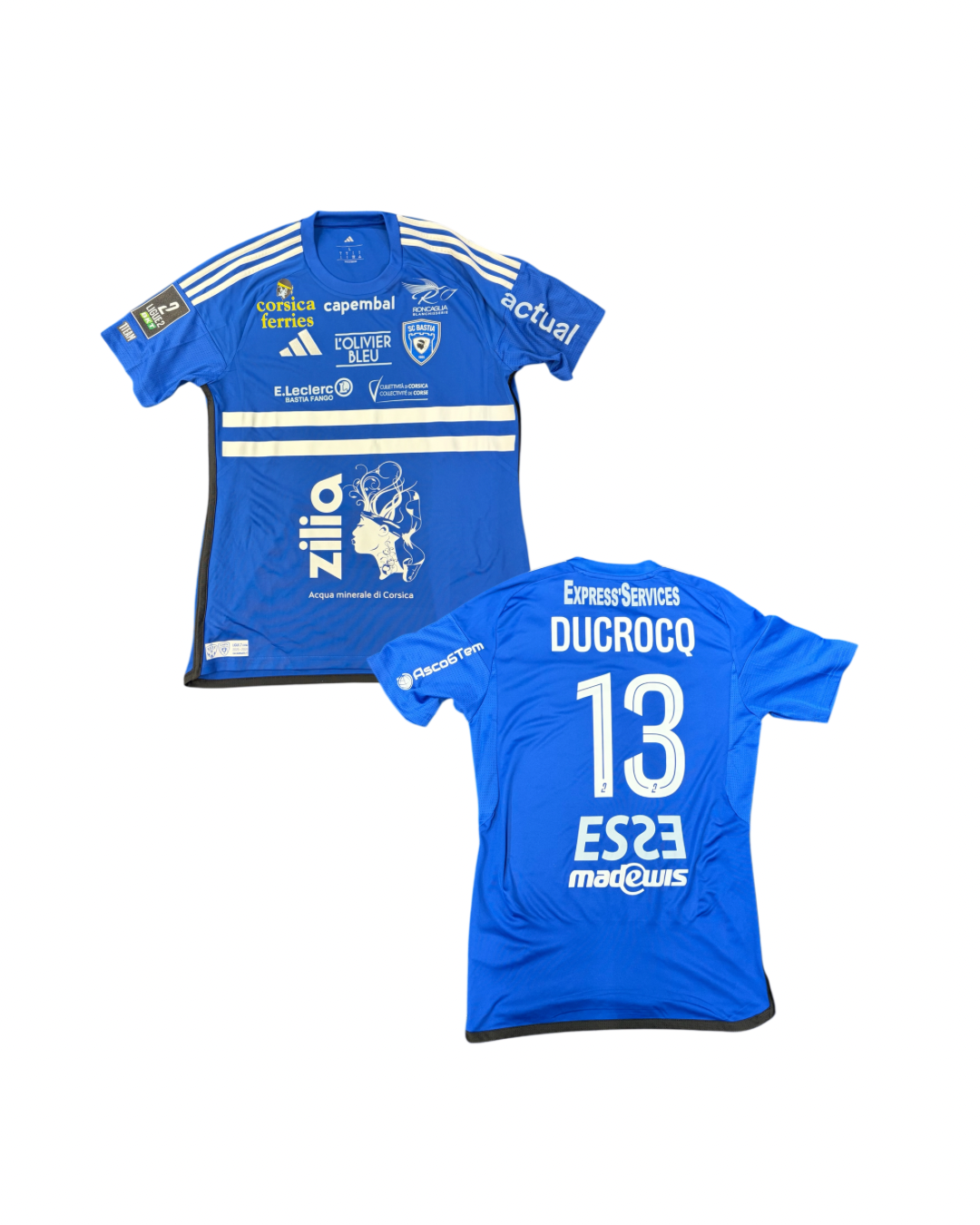Maillot porté ASSE - BASTIA / DUCROCQ Tom