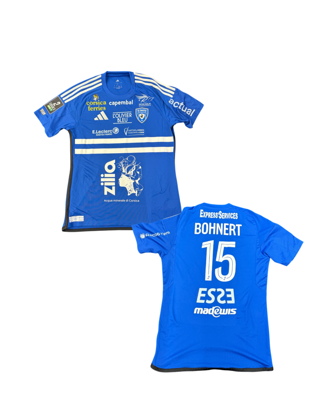 Maillot porté ASSE - BASTIA / BOHNERT Florian 1/2