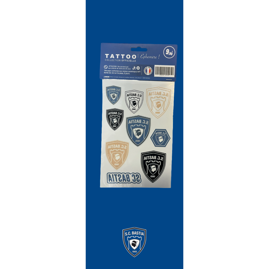 Tatouage SC Bastia