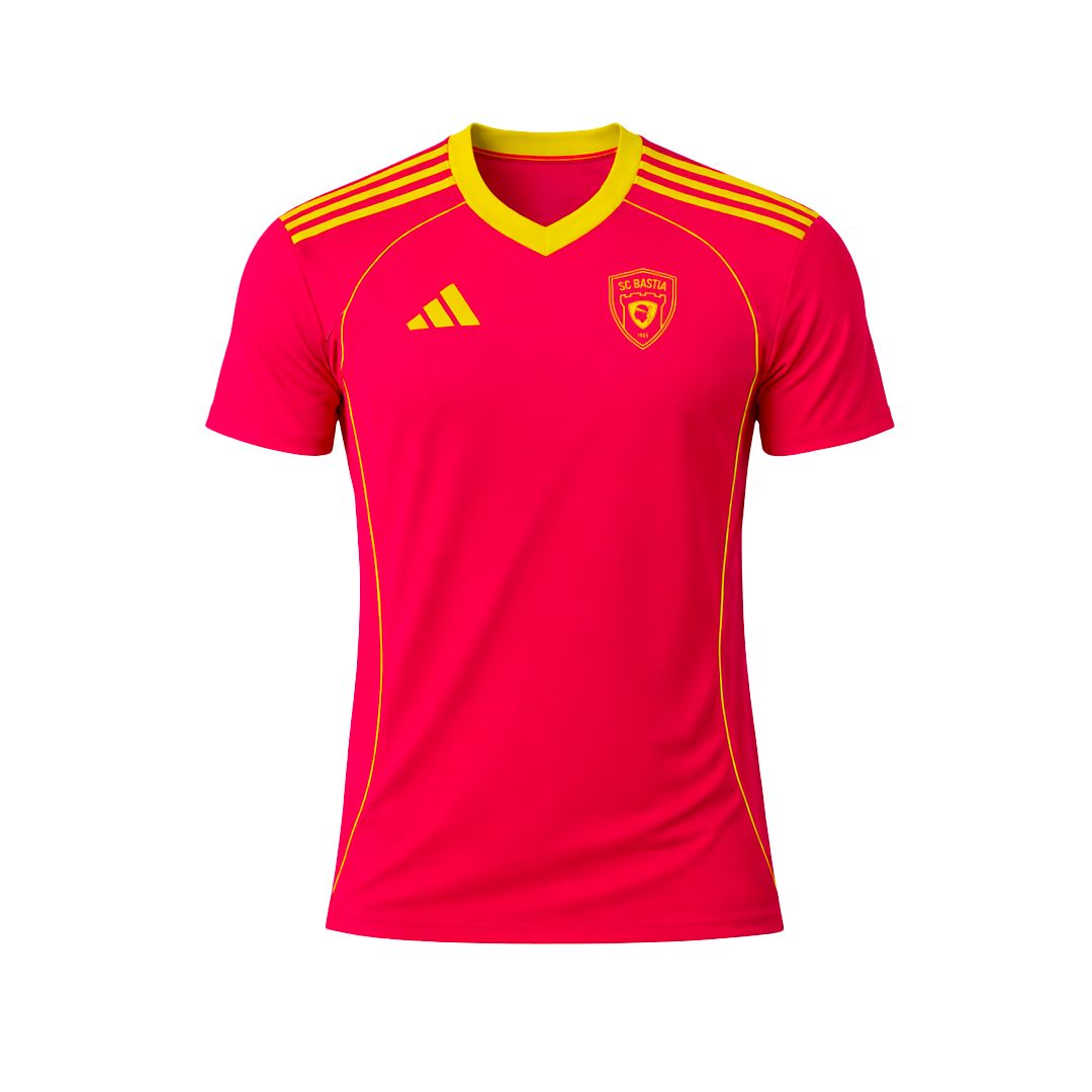 Maillot Gardien Rose/Jaune Enfant