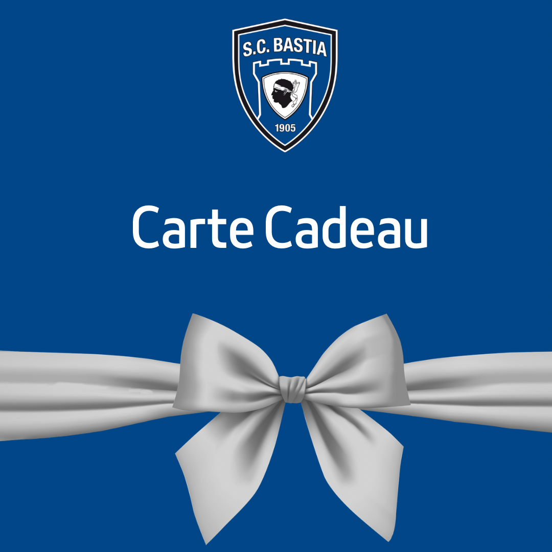 Carte cadeau SC Bastia