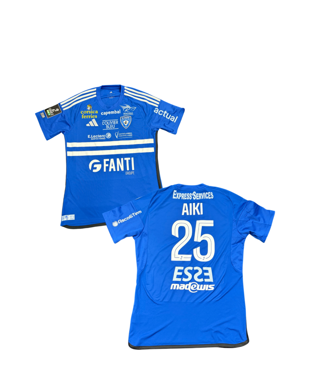 Maillot porté Bastia - Grenoble  / AIKI Ayman