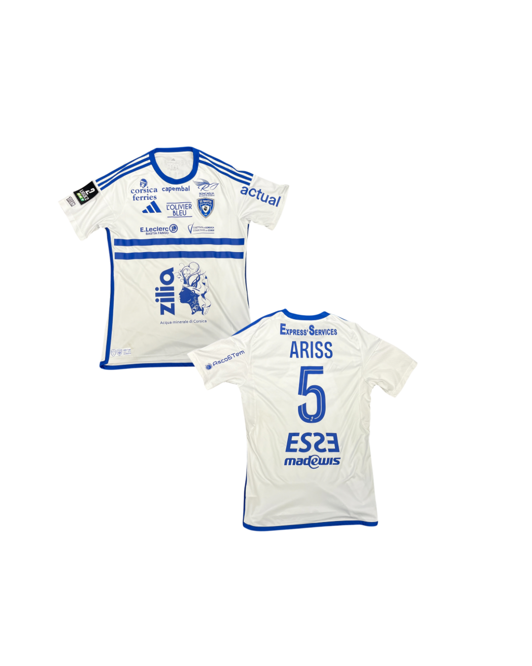 Maillot Porté Troyes - Bastia / ARISS Zakaria 2/2