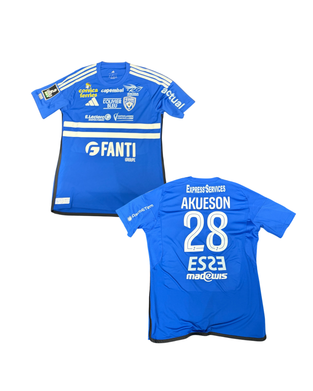 Maillot porté Bastia - Annecy / AKUESON Gustave