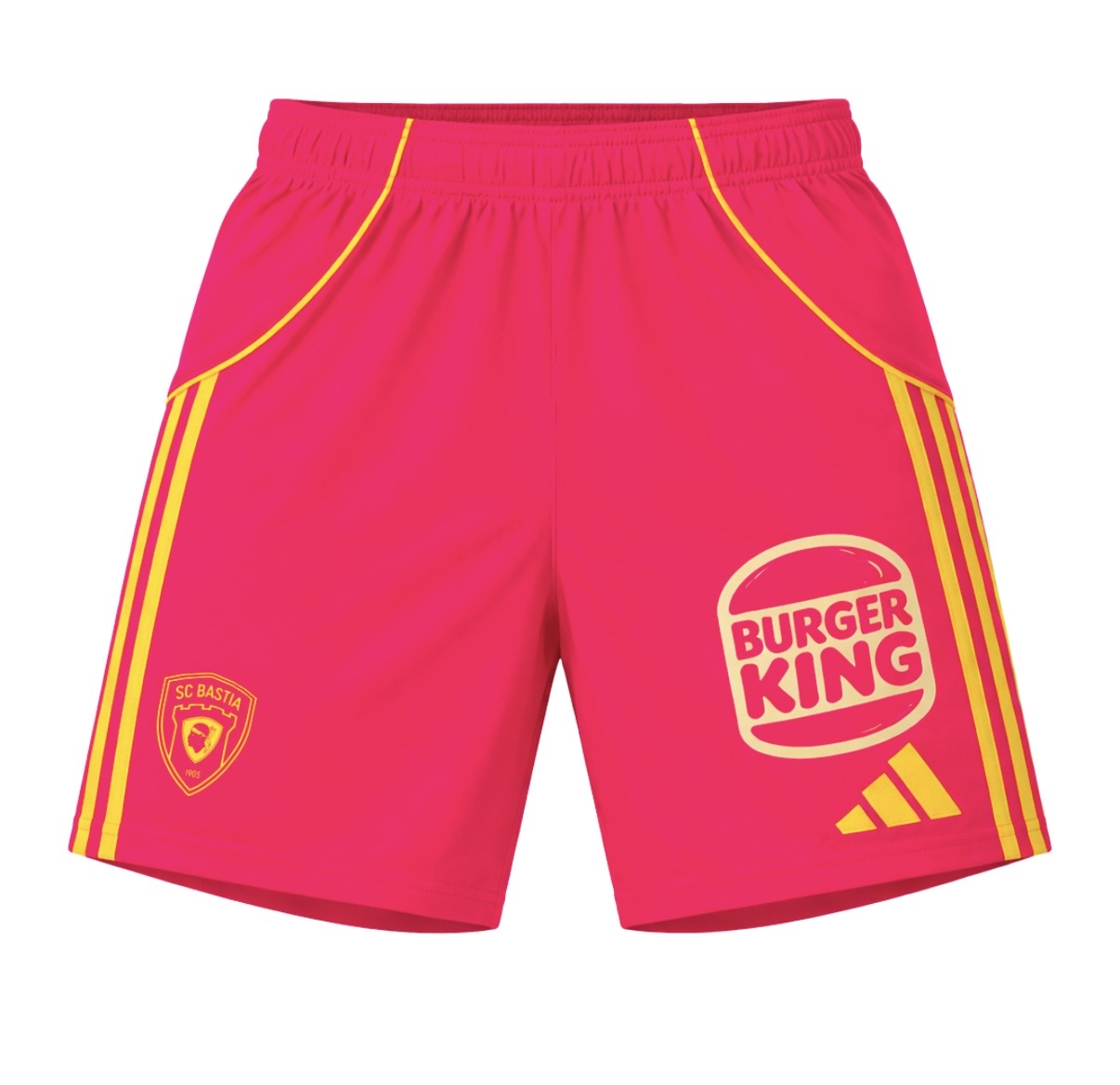 Short Gardien Rose/ Jaune - Enfant