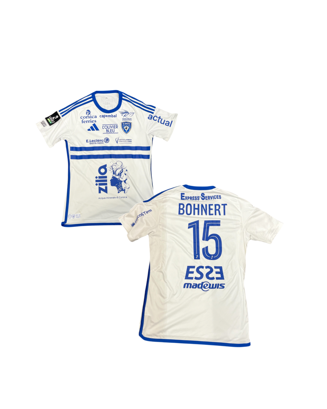 Maillot Porté Troyes - Bastia / BOHNERT Florian