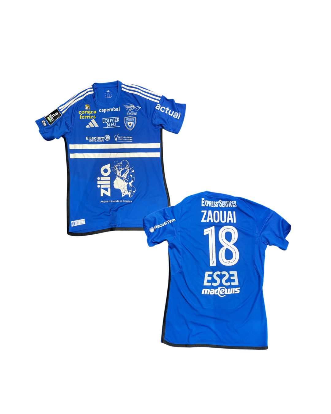 Maillot Porté Annecy - Bastia /ZAOUAI Alexandre