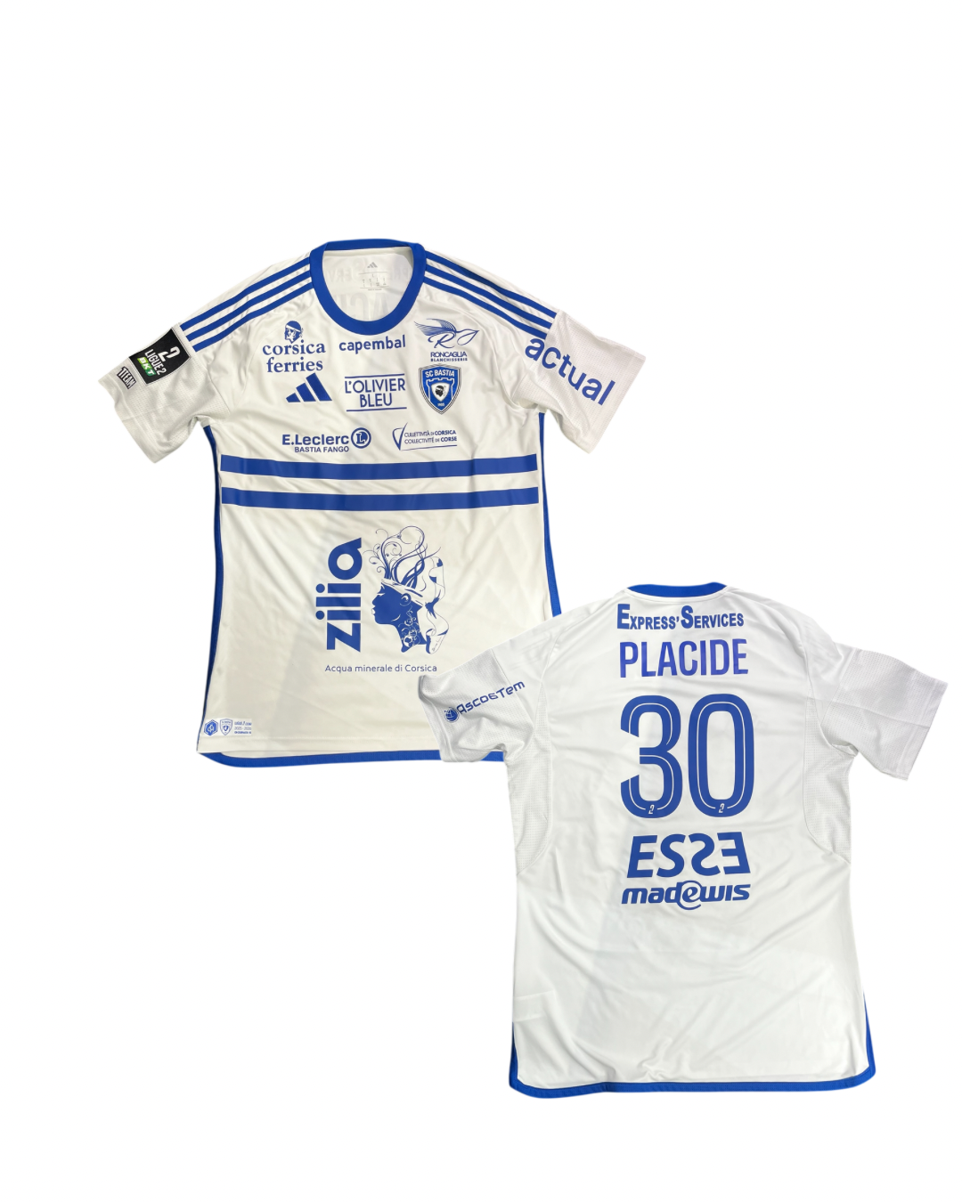 Maillot Porté Annecy - Bastia / PLACIDE Johnny   2/2