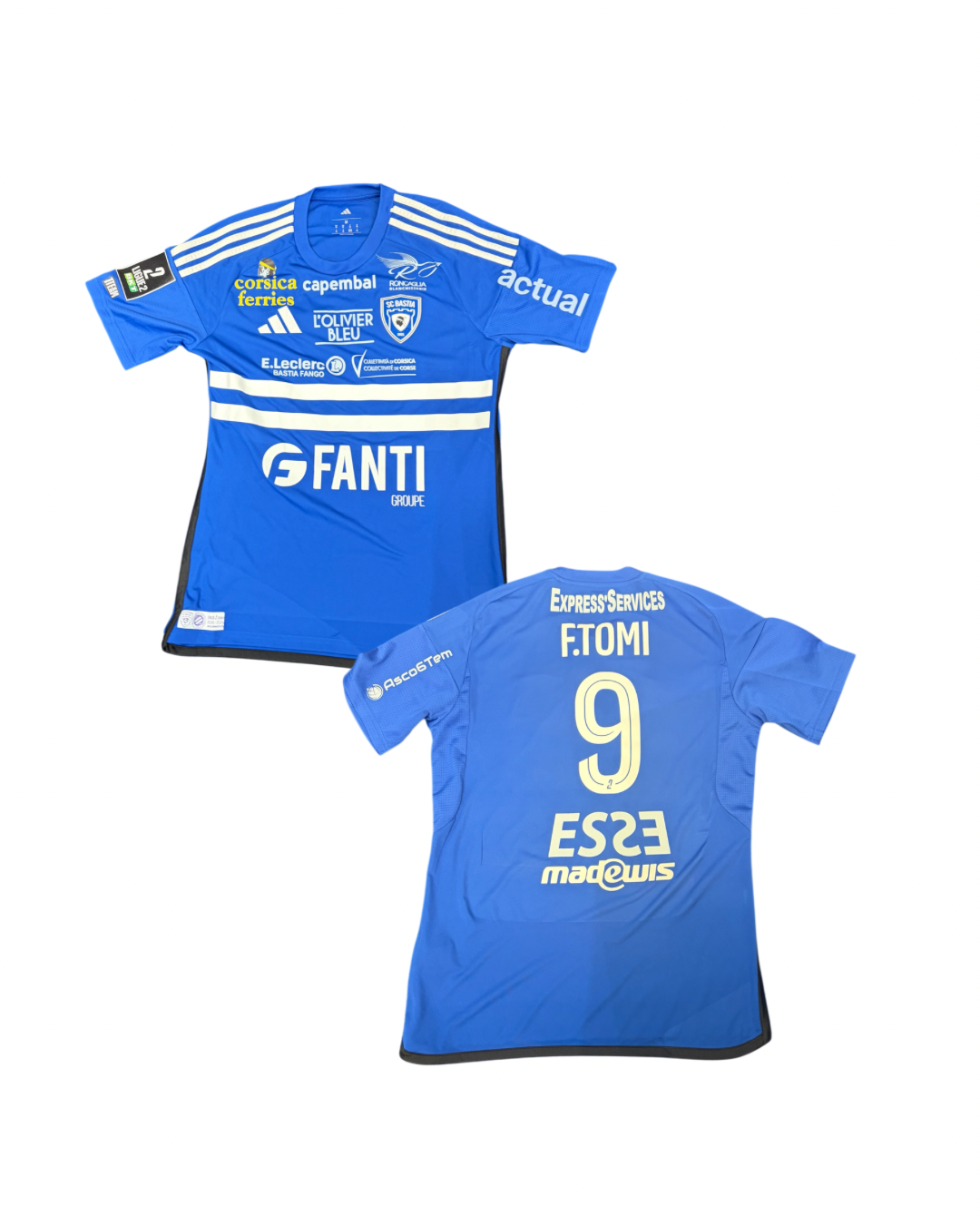 Maillot porté Bastia - Nancy / TOMI Félix