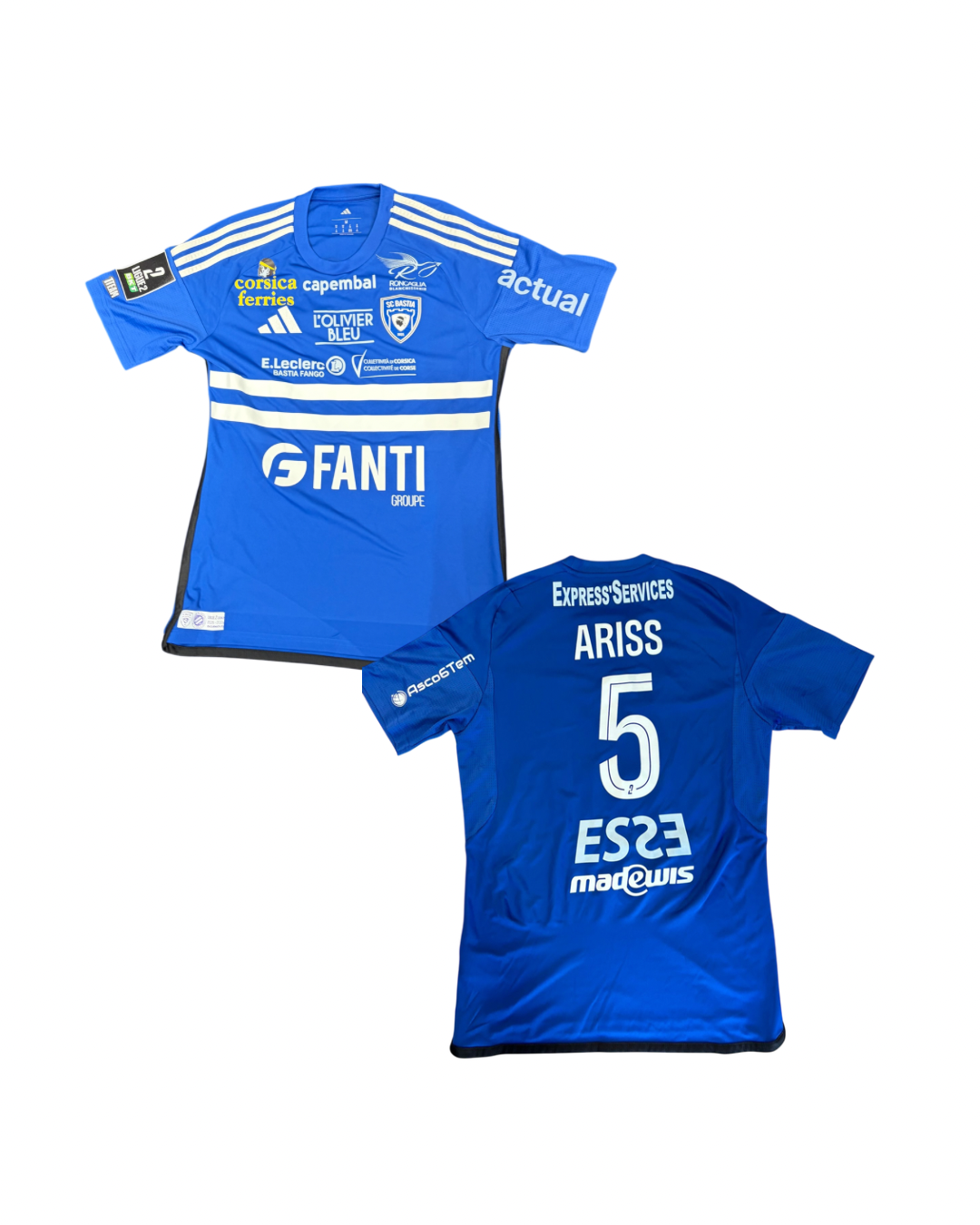 Maillot porté Bastia - Nancy / ARISS Zakaria