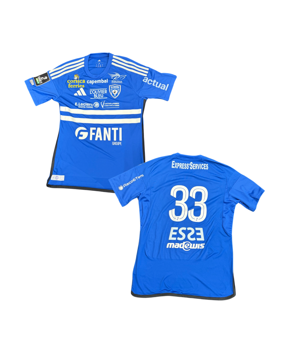 Maillot porté Bastia - Nancy / 33 1/2
