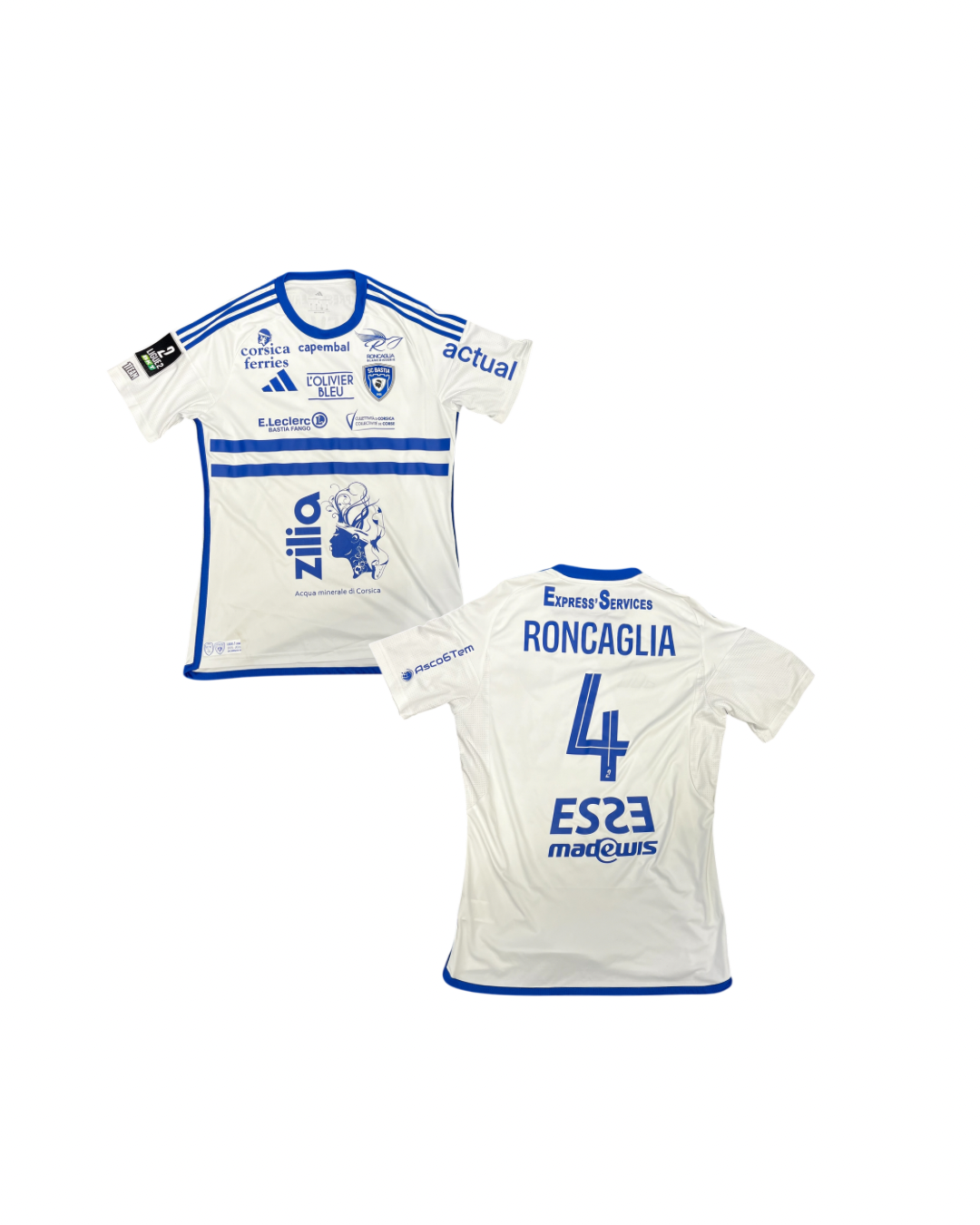 Maillot Porté Troyes - Bastia / RONCAGLIA Anthony