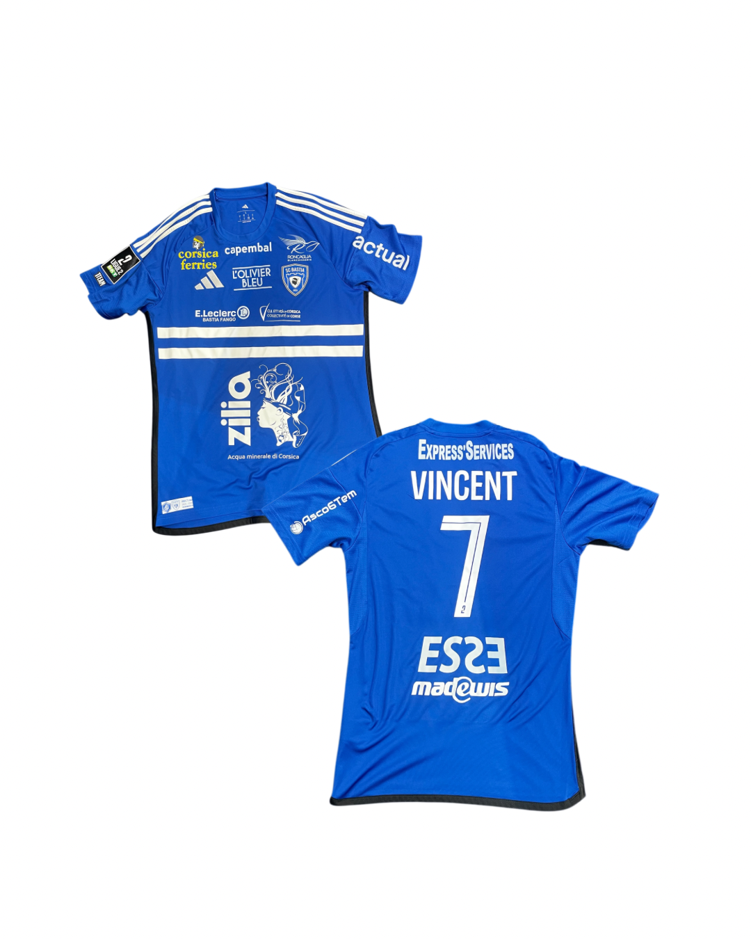 Maillot Porté Annecy - Bastia / VINCENT Christophe 1/2