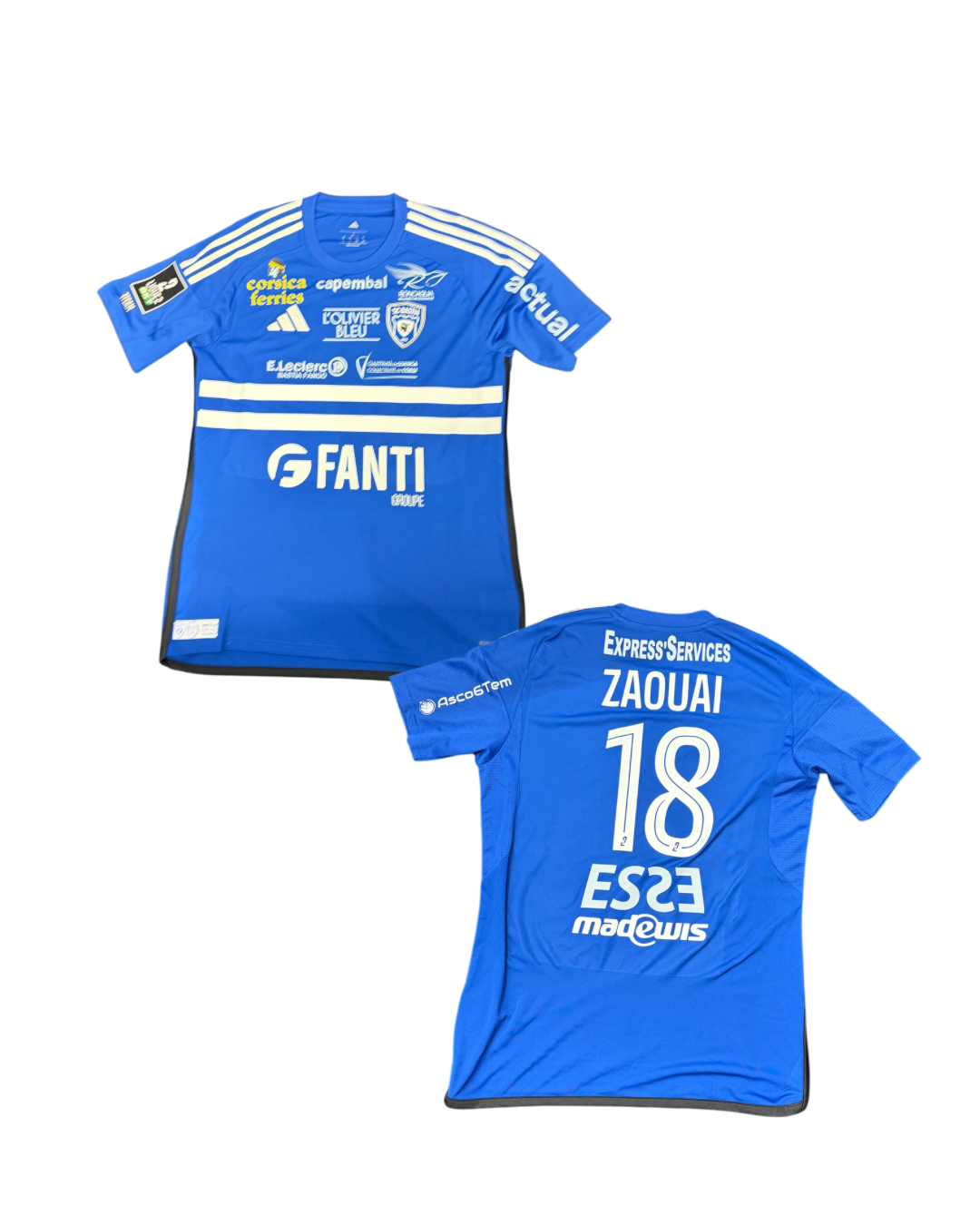 Maillot porté Bastia - Annecy / Zaouai Alexandre 1/2