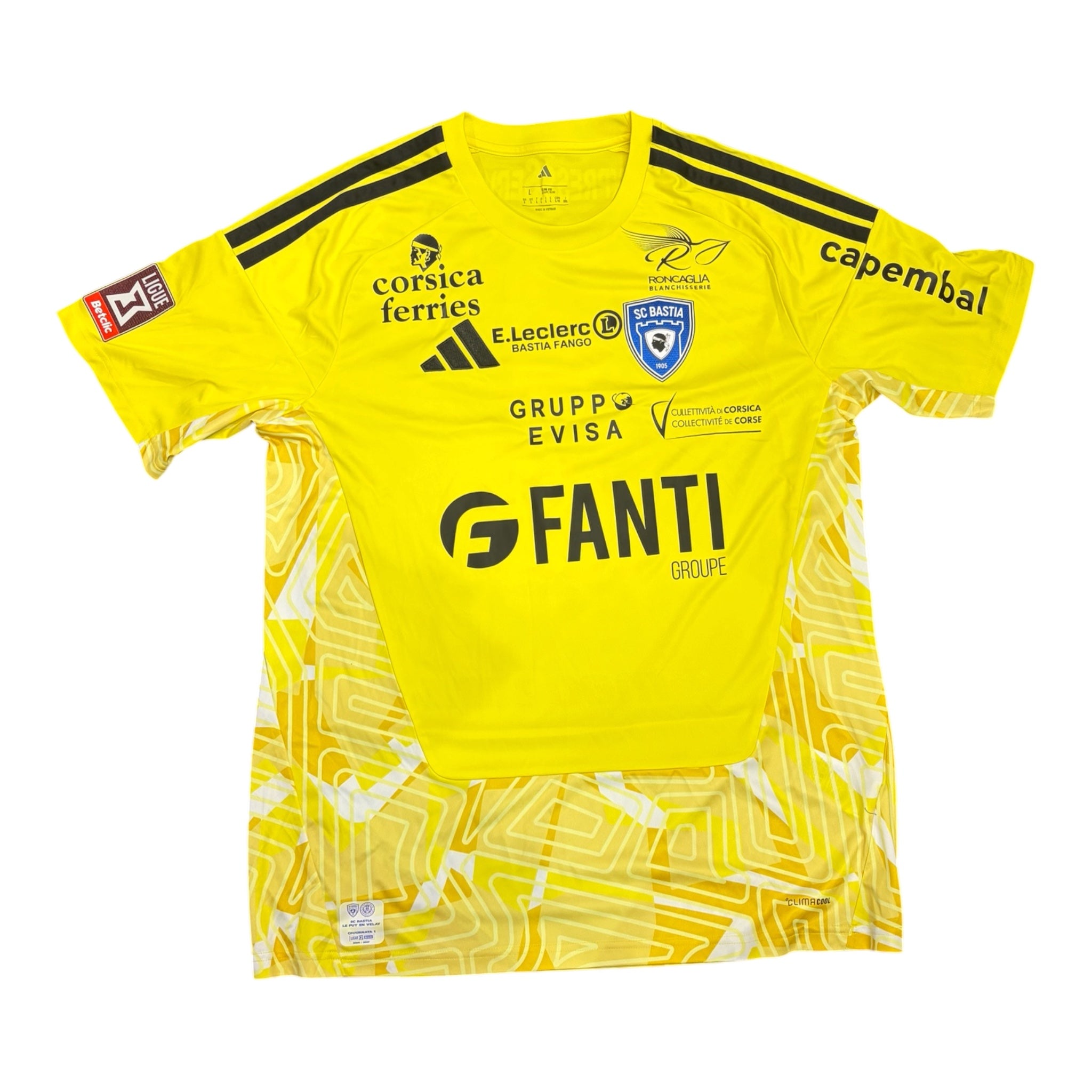 Maillot porté DE PERCIN Theo