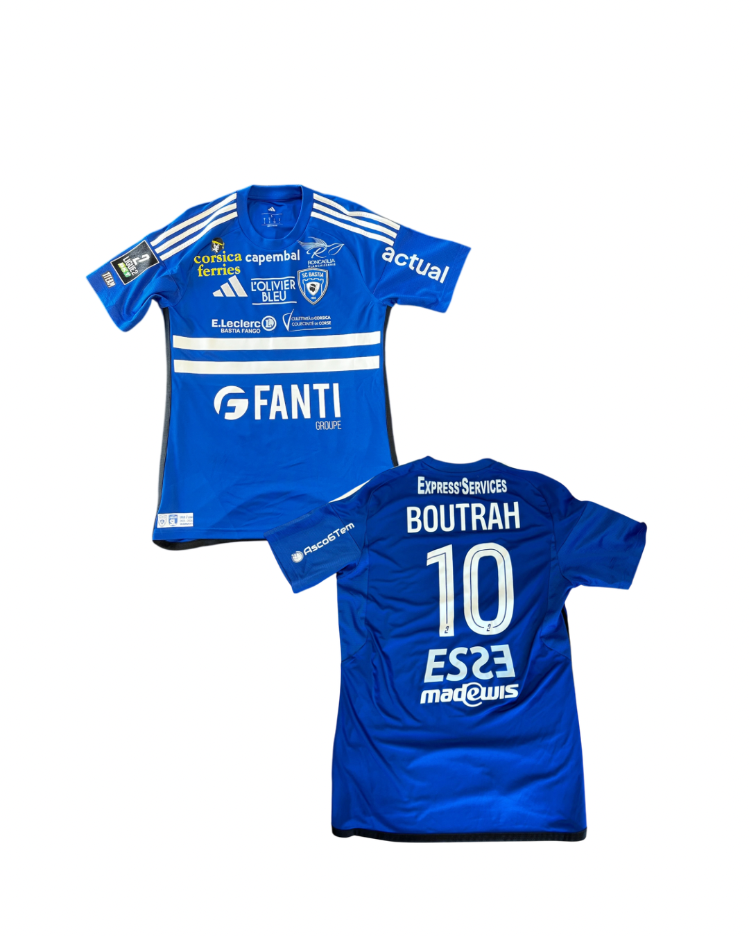 Maillot Porté Bastia - Laval / BOUTRAH Amine