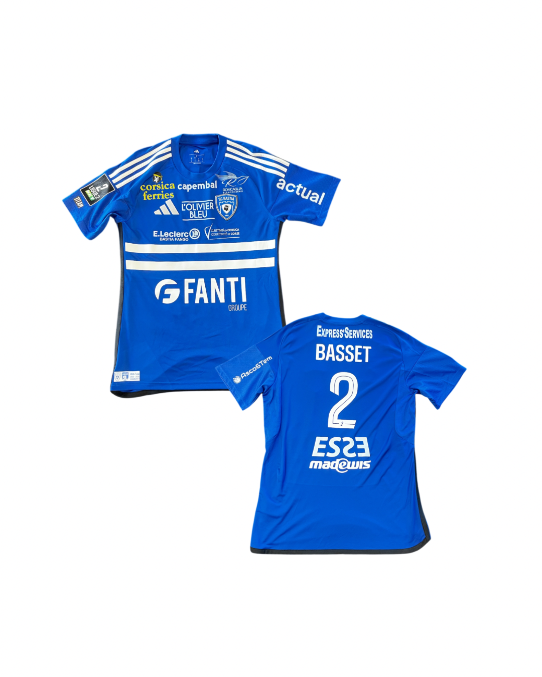 Maillot Porté Bastia - Laval / BASSET Donovan