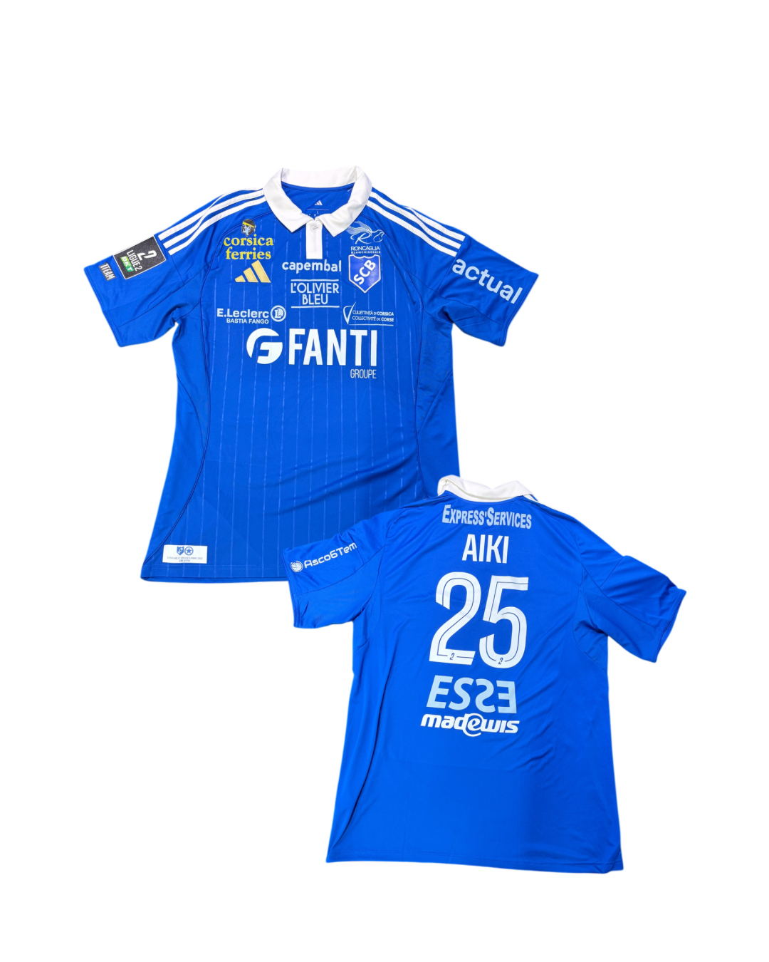 Maillot préparé Bastia - Red Star / AIKI Ayman