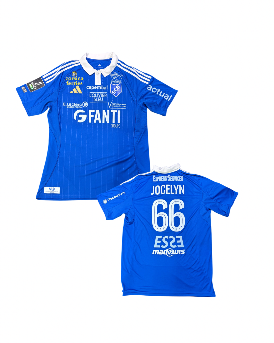 Maillot Porté Bastia - Red Star / JANNEH Jocelyn
