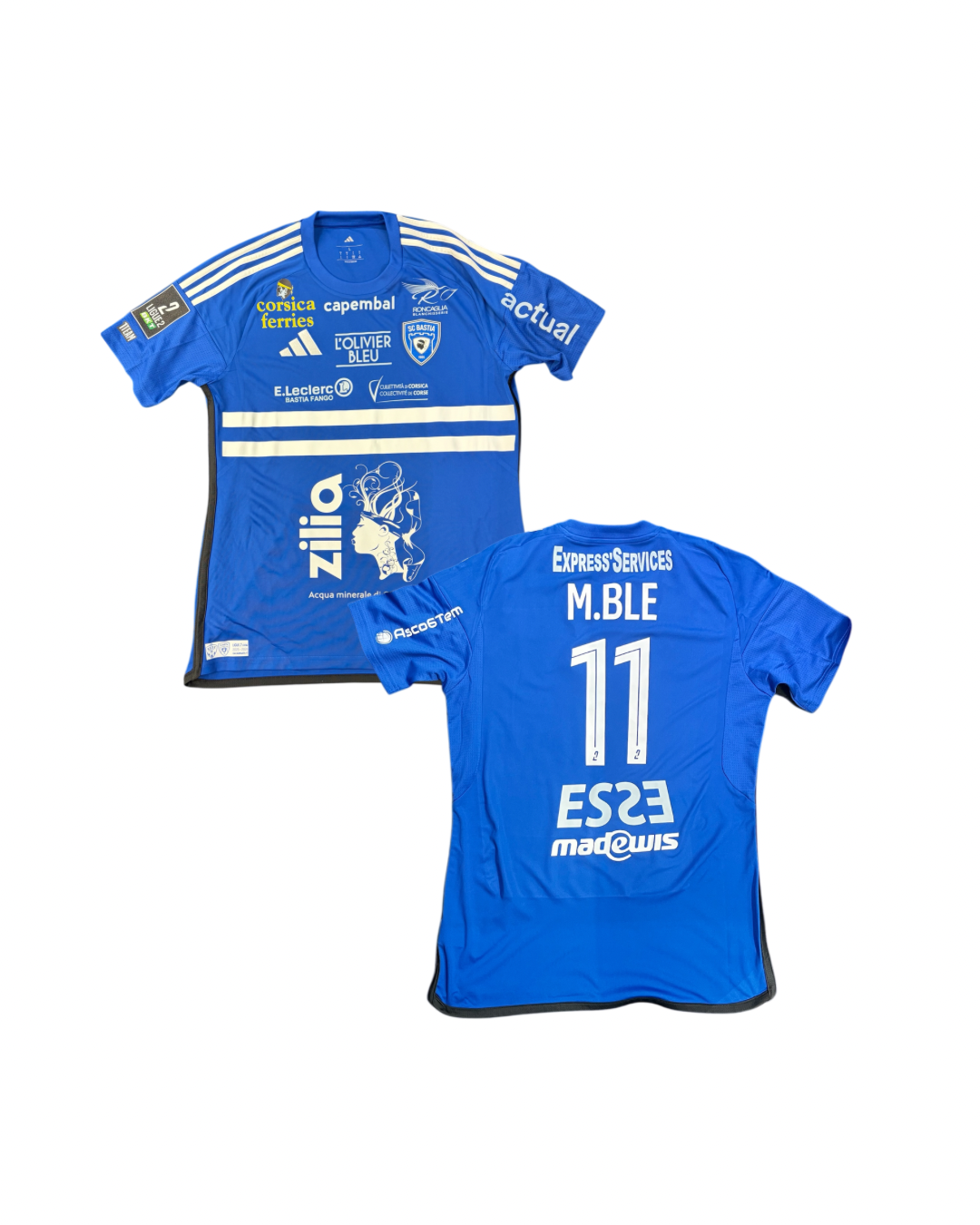 Maillot porté ASSE - BASTIA / BLE Maxime