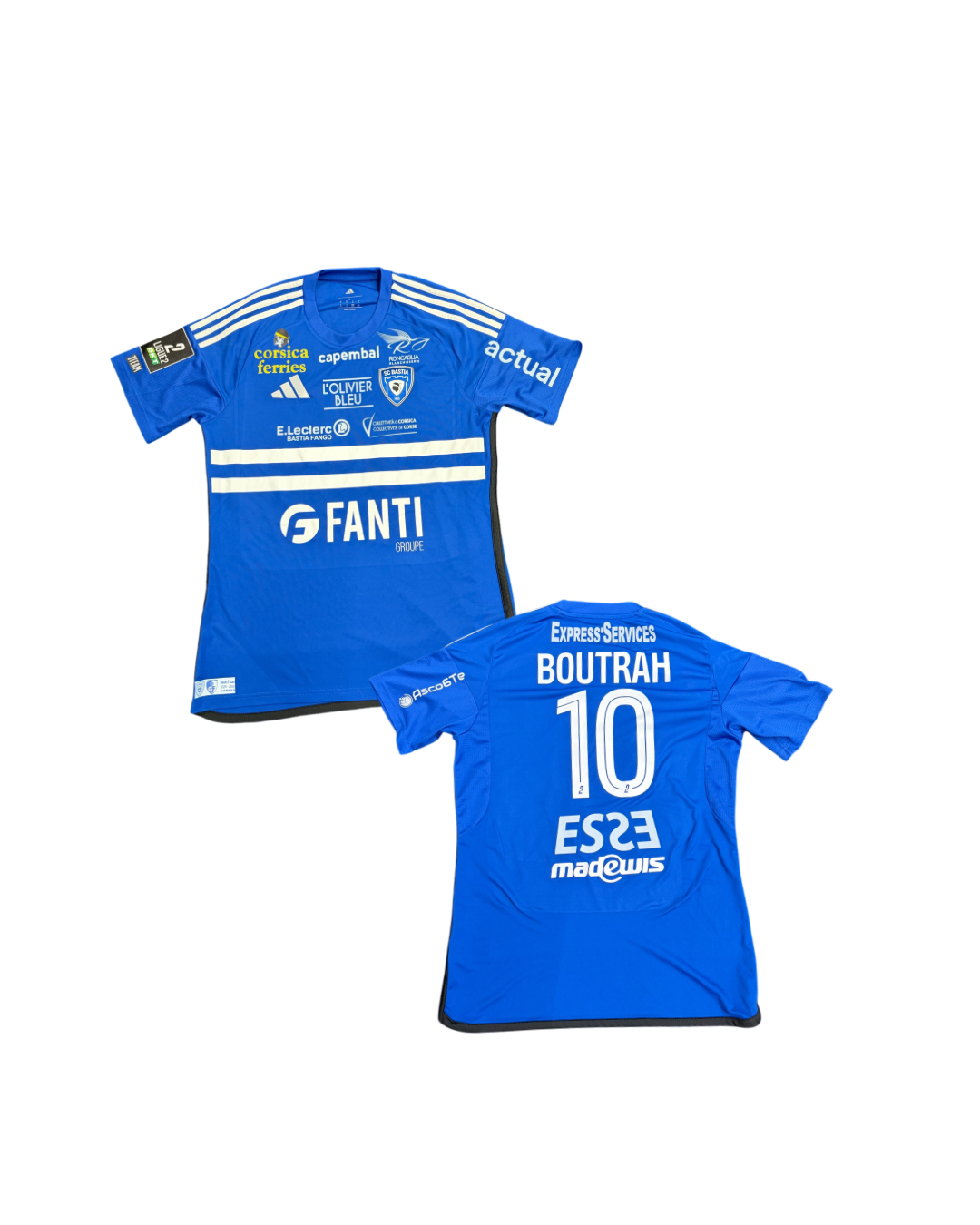 Maillot porté Bastia - Grenoble  / BOUTRAH Amine