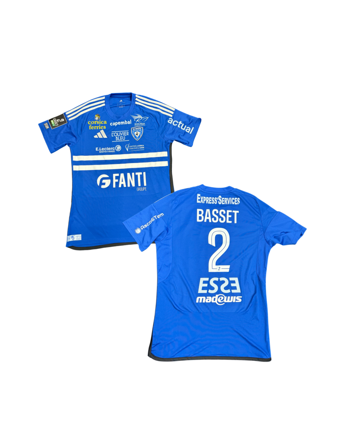 Maillot porté Bastia - Grenoble  / BASSET Donovan