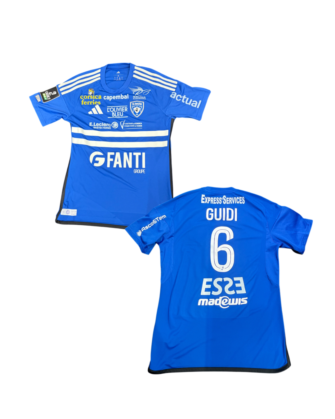 Maillot porté Bastia - Montpellier / GUIDI Dume